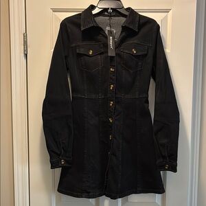 NWT Allegra K Denim Dress